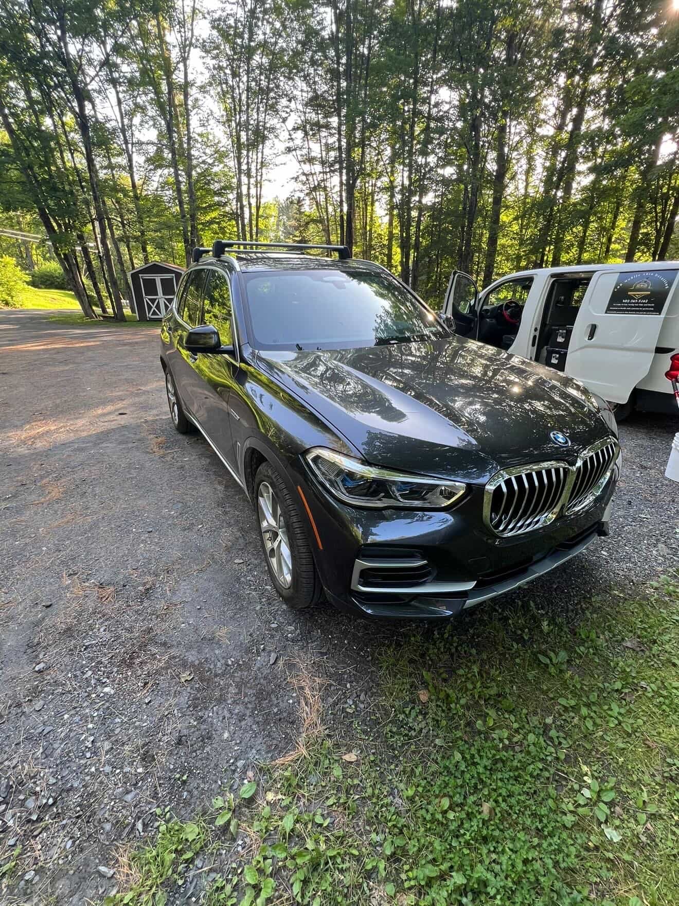 Exterior detail work