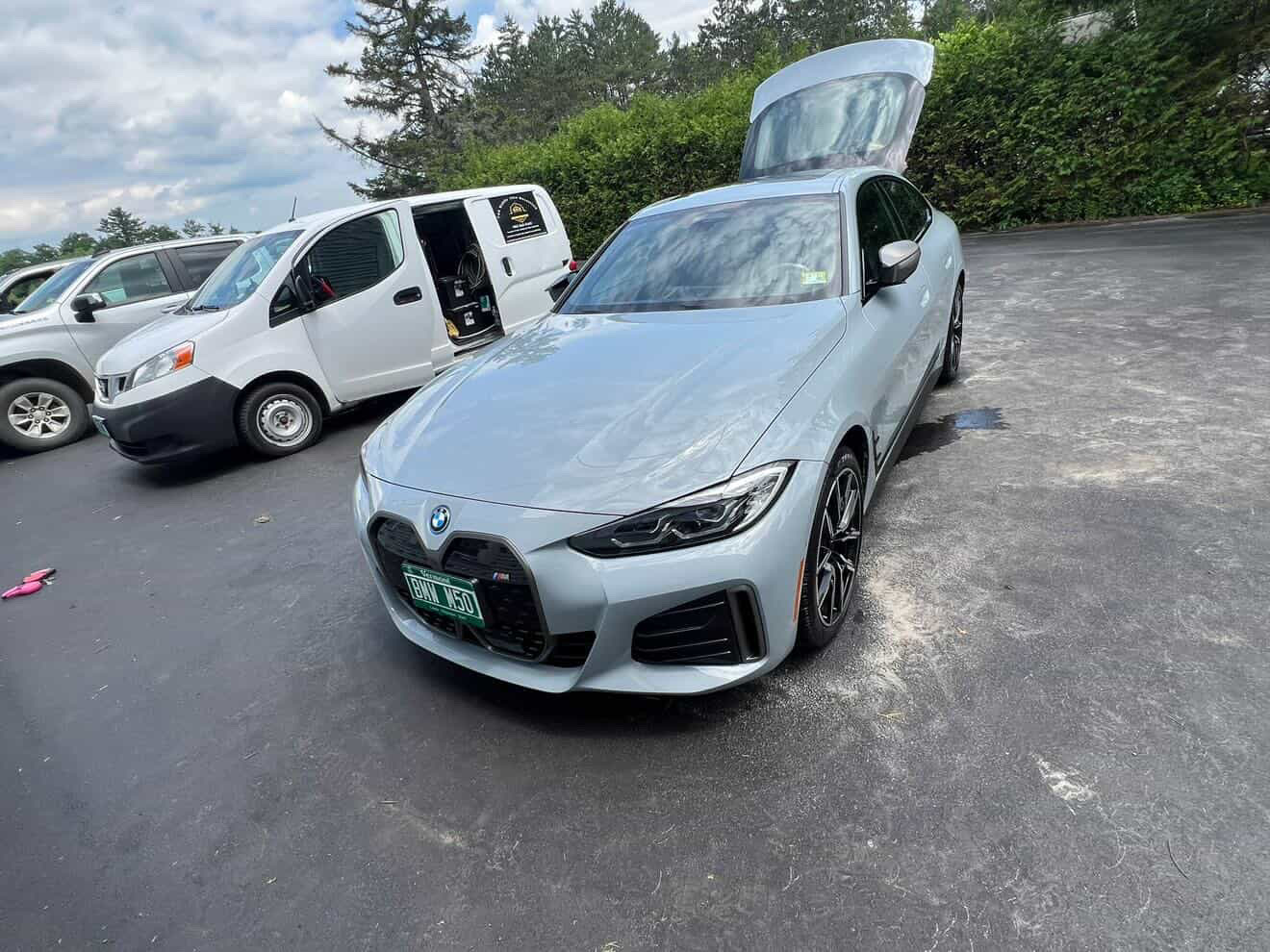 Finished detail work